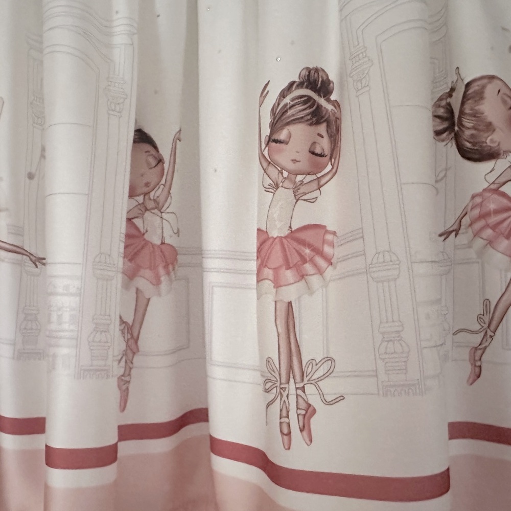 Adorable White and Pink Ballerina Dress - Picture 3 of 7